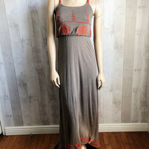 Anthropologie Maxi Dress Taupe